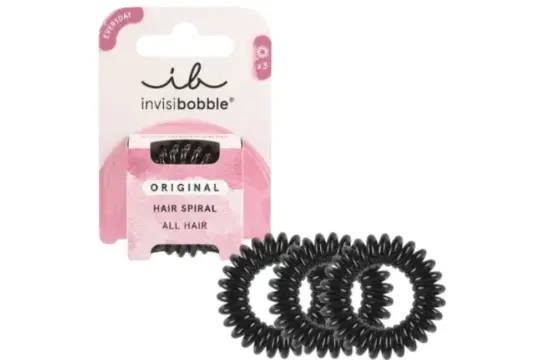 Invisibobble Original Hair Spiral True Black 3uds